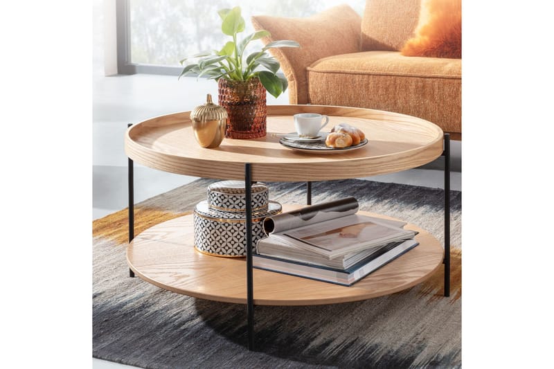 Wilhem Sofabord 78 cm Rund - Natur - Møbler - Bord - Sofabord
