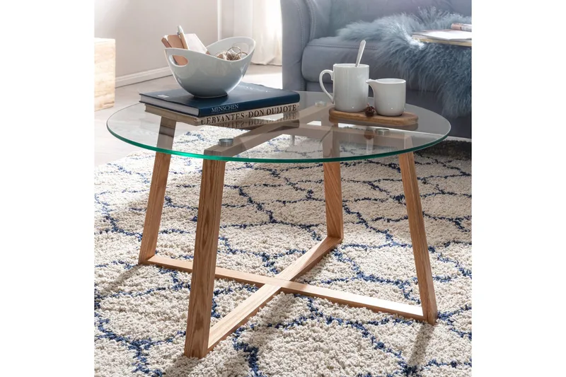 Wilhem Sofabord 78 cm Rundt - Natur - Møbler - Bord - Sofabord