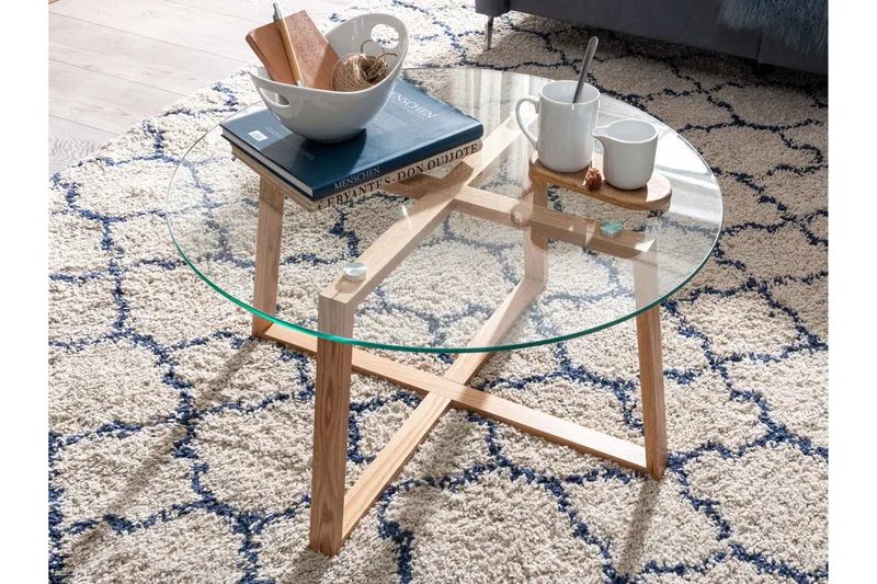 Wilhem Sofabord 78 cm Rundt - Natur - Møbler - Bord - Sofabord