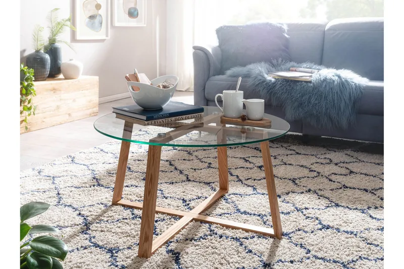 Wilhem Sofabord 78 cm Rundt - Natur - Møbler - Bord - Sofabord