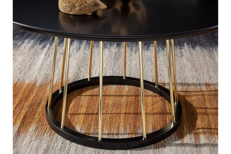 Wilhem Sofabord 80 cm Rektangulær - Svart - Møbler - Bord - Sofabord