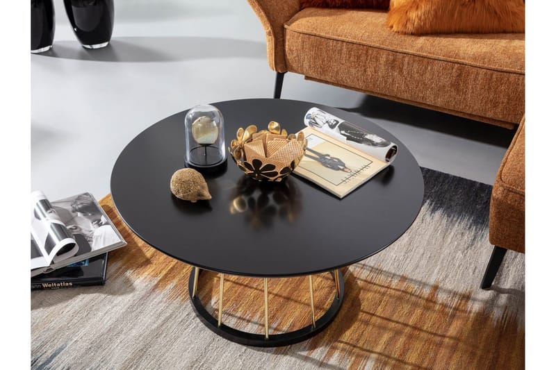 Wilhem Sofabord 80 cm Rektangulær - Svart - Møbler - Bord - Sofabord