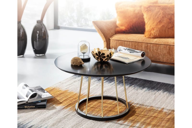 Wilhem Sofabord 80 cm Rektangulær - Svart - Møbler - Bord - Sofabord