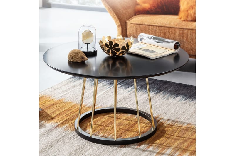 Wilhem Sofabord 80 cm Rektangulær - Svart - Møbler - Bord - Sofabord