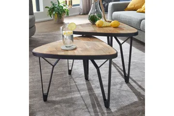 Willowdale Settbord 60 cm Trekantet - Brun / Svart - Møbler - Bord - Sofabord