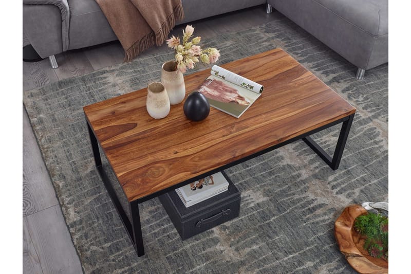 Willowdale Sofabord 110 cm - Teak/Svart - Møbler - Bord - Sofabord