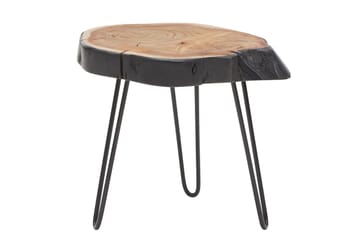 Willowdale Sofabord 40 cm Rundt - Brun / Svart - Møbler - Bord - Sofabord