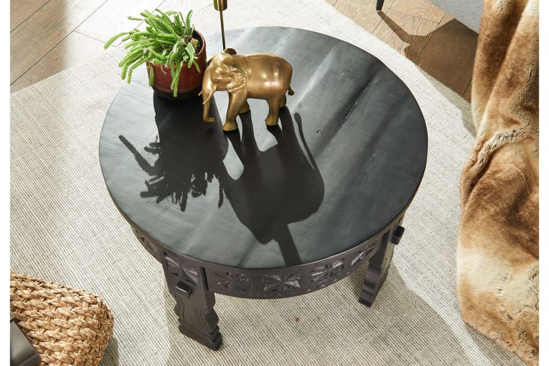 Willowdale Sofabord 60 cm Rundt - Svart - Møbler - Bord - Sofabord