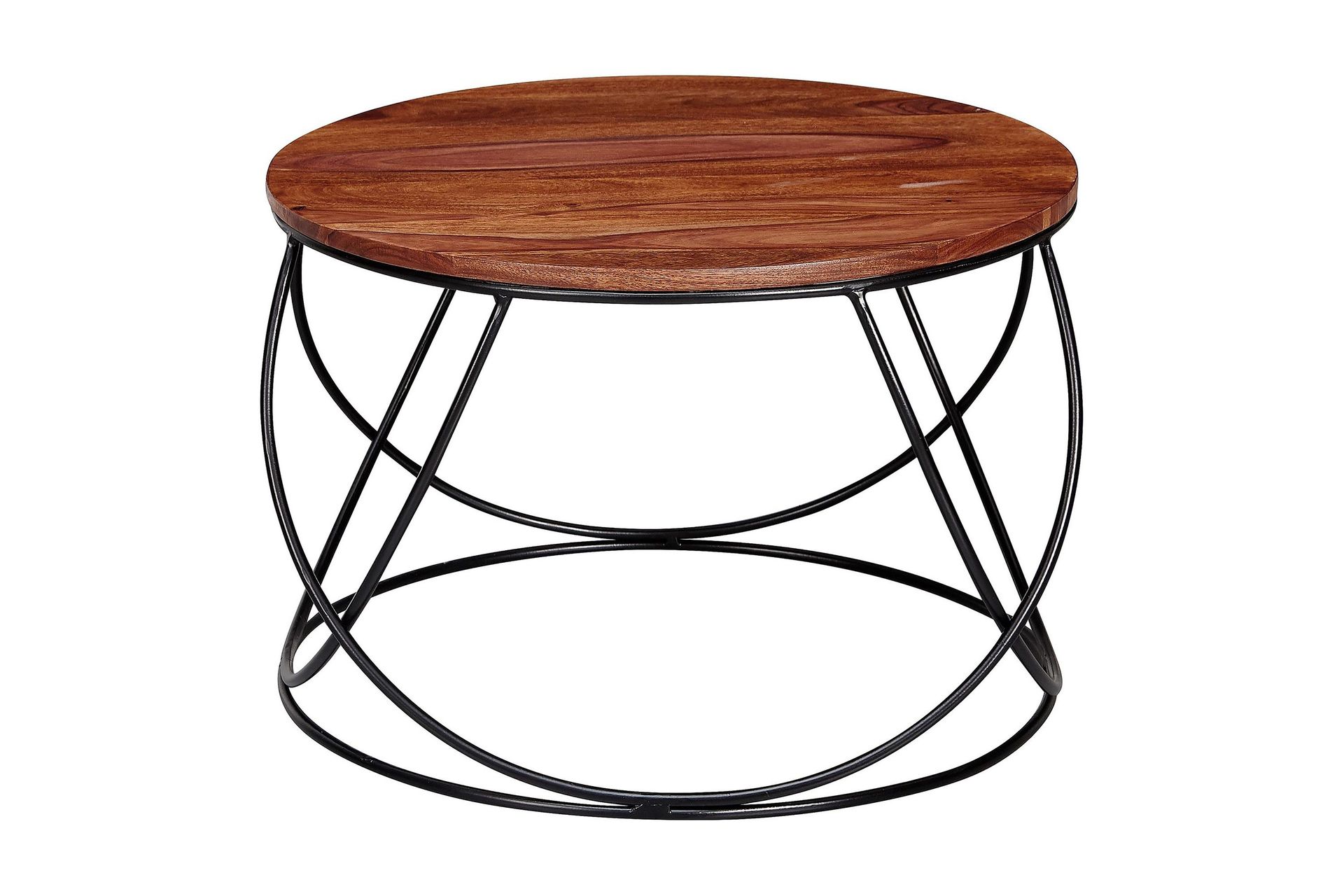 Willowdale Sofabord 60 cm Rundt - Tre/Brun/Svart