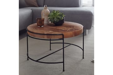 Willowdale Sofabord 62x40 cm Rundt - Brun / Svart - Møbler - Bord - Sofabord