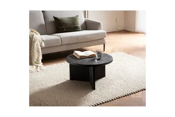 Sofabord Wohnling Heltre Rund 60 cm Klassisk Base Landlig Stil - Møbler - Bord - Sofabord