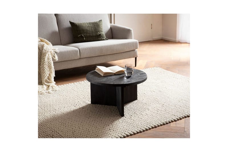 Sofabord Wohnling Heltre Rund 60 cm Klassisk Base Landlig Stil - Møbler - Bord - Sofabord