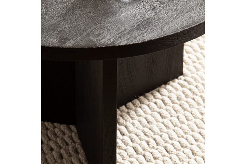 Sofabord Wohnling Heltre Rund 60 cm Klassisk Base Landlig Stil - Møbler - Bord - Sofabord