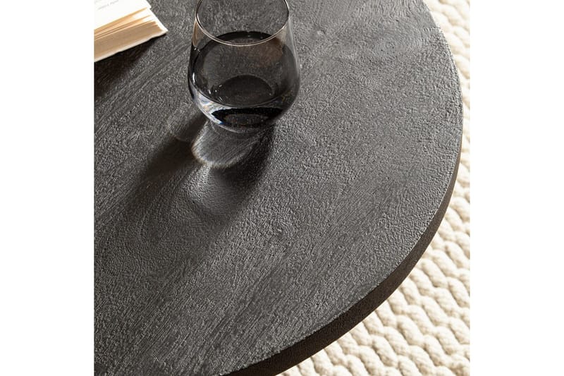 Sofabord Wohnling Heltre Rund 60 cm Klassisk Base Landlig Stil - Møbler - Bord - Sofabord