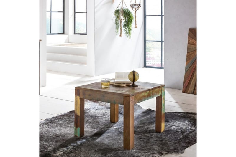 Sofabord Wohnling Kolkutta Resirkulert Massivt Tre Håndlaget Landlig Stil - Møbler - Bord - Sofabord