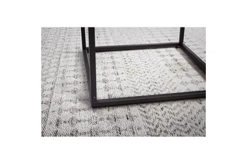 Sofabord Wohnling Kvadratisk glass 58 cm klassisk metallramme moderne - Møbler - Bord - Sofabord
