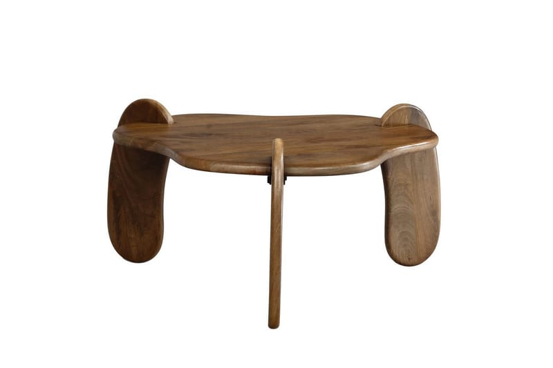 Sofabord Wohnling Massivt tre, mango, 78 cm, organisk utseende, moderne - Møbler - Bord - Sofabord