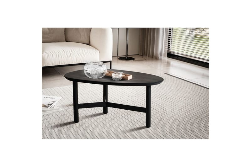 Sofabord Wohnling Massivt tre, nyreformet, 3-beins ramme, moderne - Møbler - Bord - Sofabord