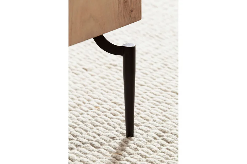 Sofabord Wohnling massivt tre 60 cm kube, kvadratisk, moderne stil lys brun - lys brun - Møbler - Bord - Sofabord