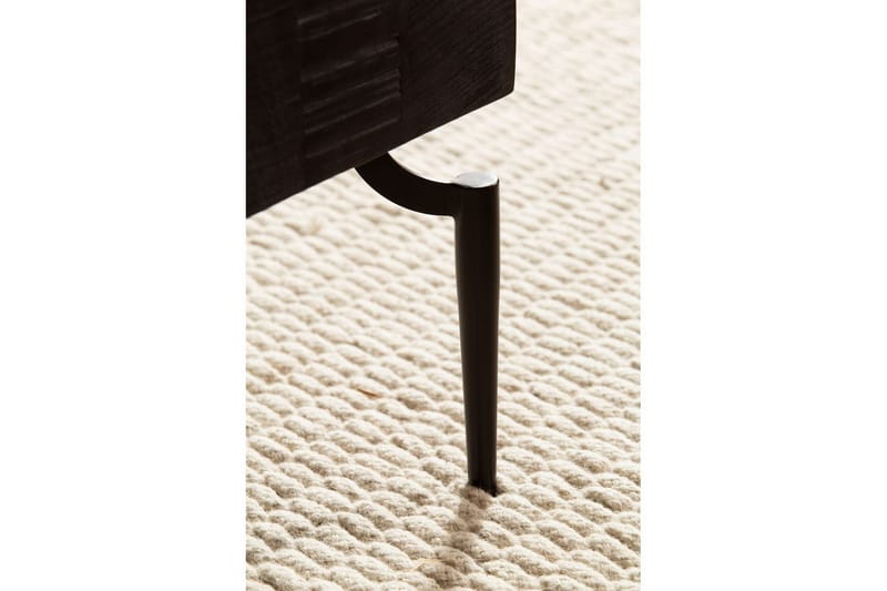 Sofabord Wohnling massivt tre 60 cm kube, kvadratisk, moderne stil Svart - Svart - Møbler - Bord - Sofabord