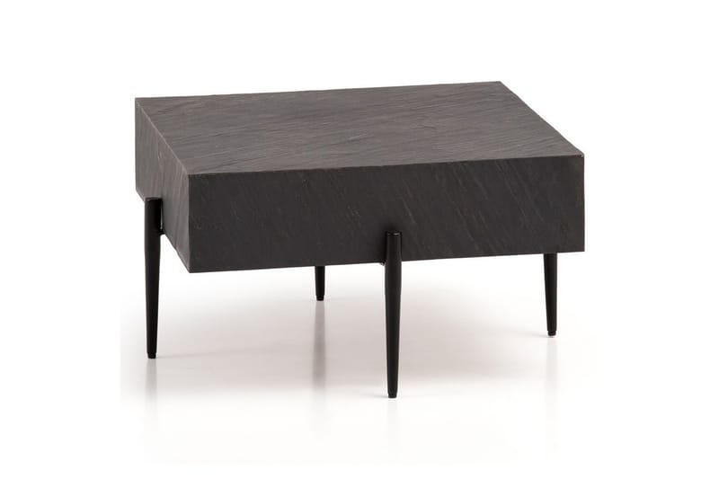 Sofabord Wohnling Massivt tre firkantet moderne steinutseende moderne, undefined