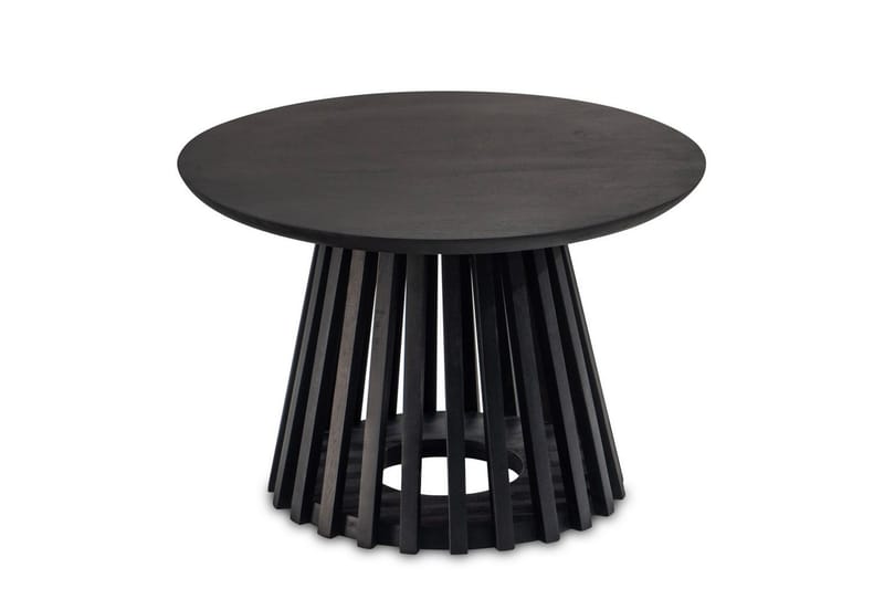 Sofabord Wohnling Massivt tre konisk treformet sokkel vintage stil - Møbler - Bord - Sofabord