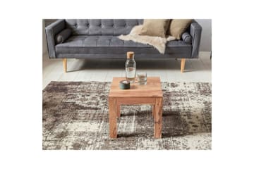 Sofabord Wohnling Massivt tre landlig stil klassisk håndlaget 45x45 cm, Akasie - 45x45 cm, Akasie - Møbler - Bord - Sofabord