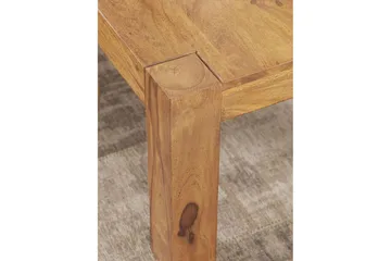 Sofabord Wohnling Massivt tre landlig stil klassisk håndlaget 60x60 cm, Akasie - 60x60 cm, Akasie - Møbler - Bord - Sofabord