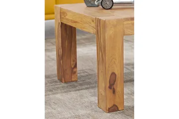 Sofabord Wohnling Massivt tre landlig stil klassisk håndlaget 60x60 cm, Akasie - 60x60 cm, Akasie - Møbler - Bord - Sofabord