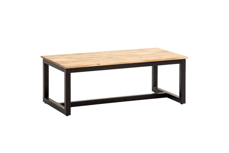 Sofabord Wohnling Massivt tre med industrielle metallben landlig stil - Møbler - Bord - Sofabord