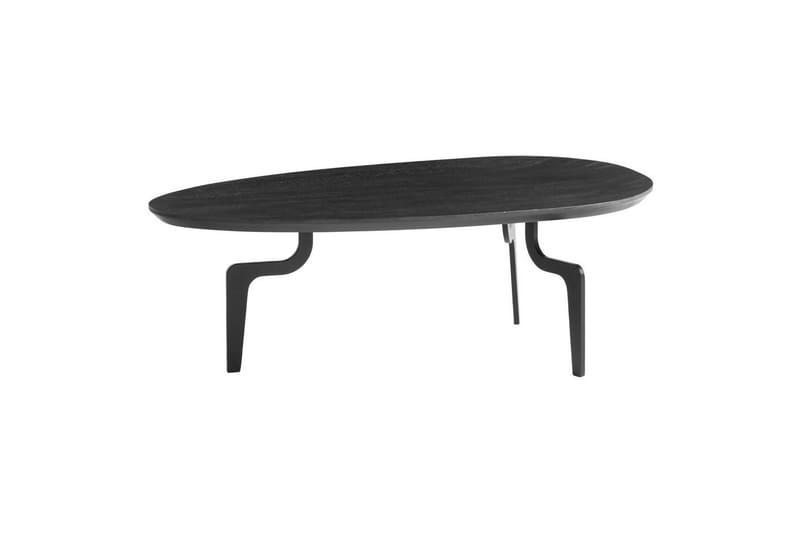 Sofabord Wohnling Massivt tre oval 86 cm moderne - Møbler - Bord - Sofabord