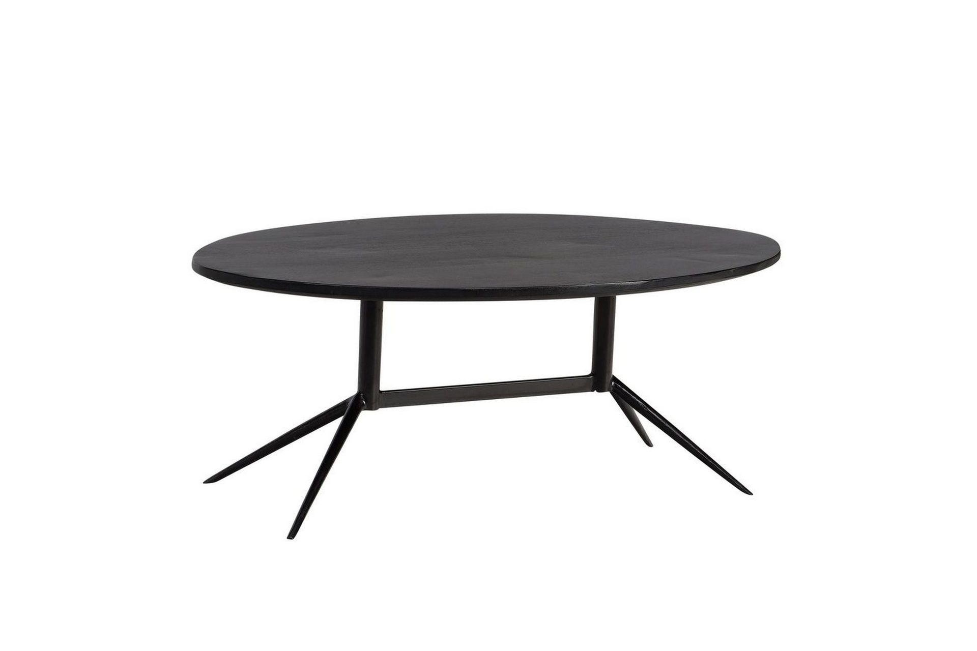 Sofabord Wohnling Massivt tre oval 90 cm moderne -