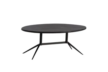 Sofabord Wohnling Massivt tre oval 90 cm moderne - Møbler - Bord - Sofabord