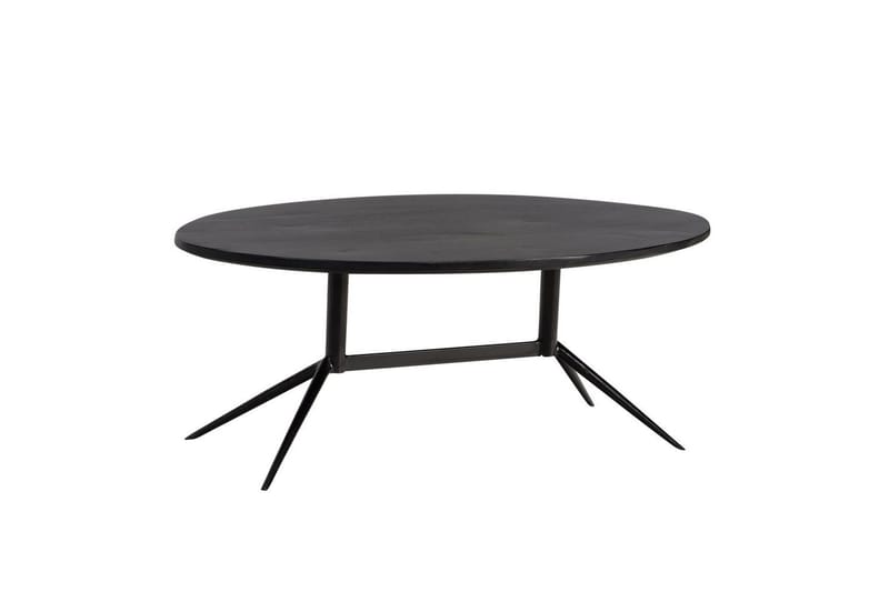 Sofabord Wohnling Massivt tre oval 90 cm moderne - Møbler - Bord - Sofabord