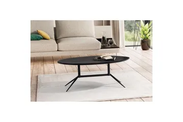 Sofabord Wohnling Massivt tre oval 90 cm moderne - Møbler - Bord - Sofabord