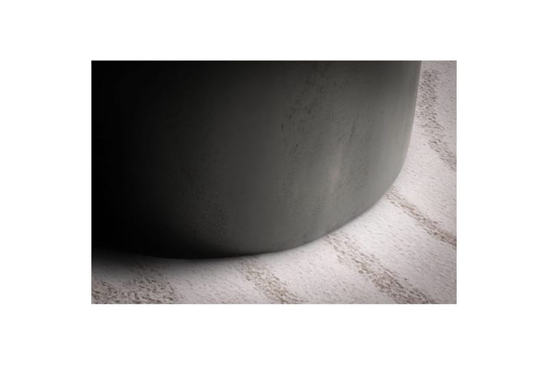 Sofabord Wohnling Massivt treverk rund 60 cm sylinderstil base klassisk moderne - Møbler - Bord - Sofabord