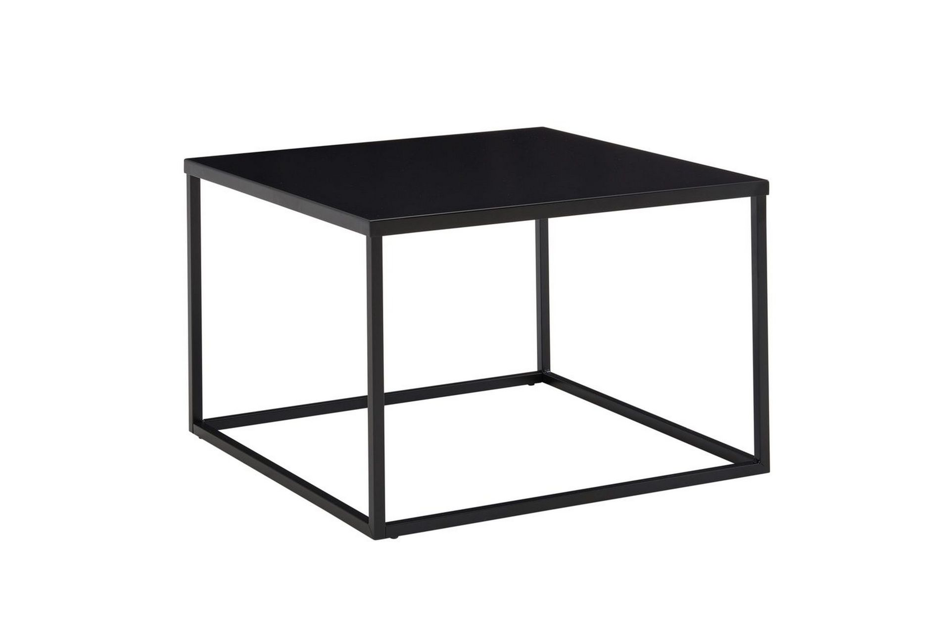 Sofabord Wohnling metall kvadratisk, moderne stil Svart - Svart - Møbler - Bord - Sofabord