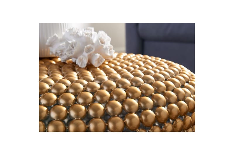 Sofabord Wohnling Metall Rund 60 cm Halvkule Overflate Moderne - Møbler - Bord - Sofabord