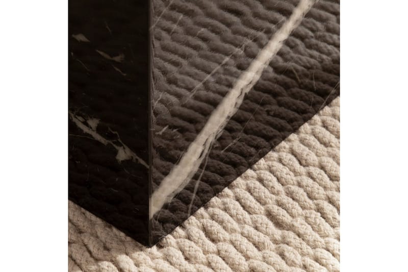 Sofabord Wohnling MONOBLOC marmorlook 40x40x45 cm, moderne stil Svart marmor - Svart marmor - Møbler - Bord - Sofabord