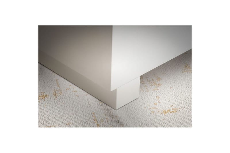 Sofabord Wohnling MONOBLOC moderne look, 60x60x35 cm, løperben Hvit - Hvit - Møbler - Bord - Sofabord