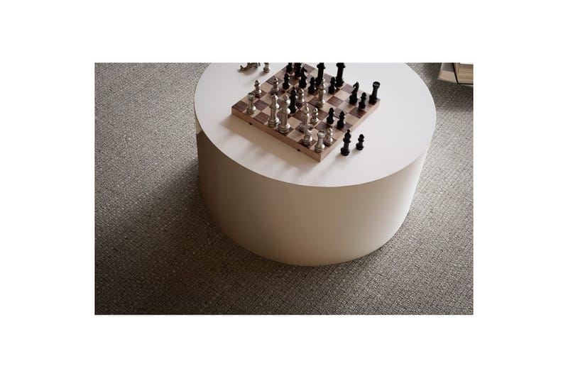 Sofabord Wohnling MONOBLOC rund 60 cm, moderne stil Hvit - Hvit - Møbler - Bord - Sofabord