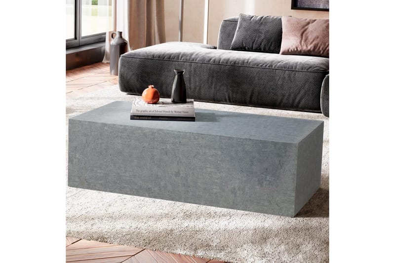 Sofabord Wohnling Monoblokk betongutseende grå moderne - Møbler - Bord - Sofabord