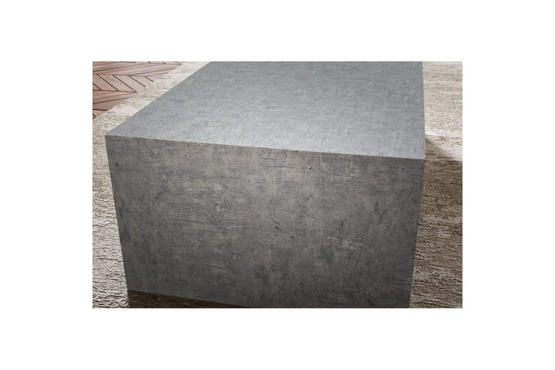 Sofabord Wohnling Monoblokk betongutseende grå moderne - Møbler - Bord - Sofabord