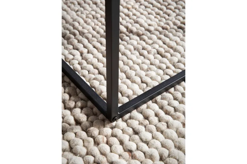 Sofabord Wohnling rektangulær 120 cm, steinoptikk, moderne utseende Grå - Grå - Møbler - Bord - Sofabord