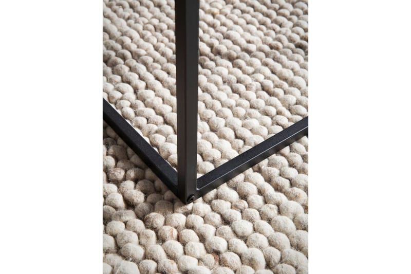 Sofabord Wohnling rektangulær 120 cm, steinoptikk, moderne utseende Svart marmor - Svart marmor - Møbler - Bord - Sofabord