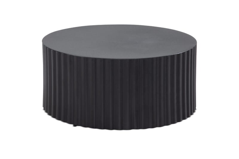 Sofabord Wohnling Rund 67 cm Metalliske Striper Optikk Moderne Look - Møbler - Bord - Sofabord