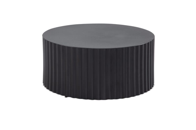 Sofabord Wohnling Rund 67 cm Metalliske Striper Optikk Moderne Look - Møbler - Bord - Sofabord