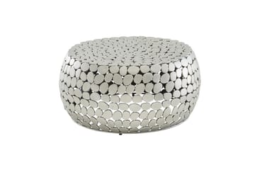 Sofabord Wohnling Rund metallplate stil matt utseende moderne - Møbler - Bord - Sofabord