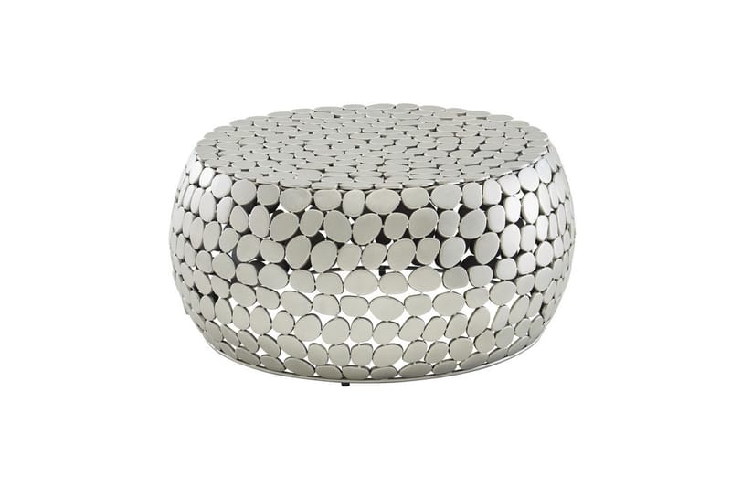 Sofabord Wohnling Rund metallplate stil matt utseende moderne - Møbler - Bord - Sofabord