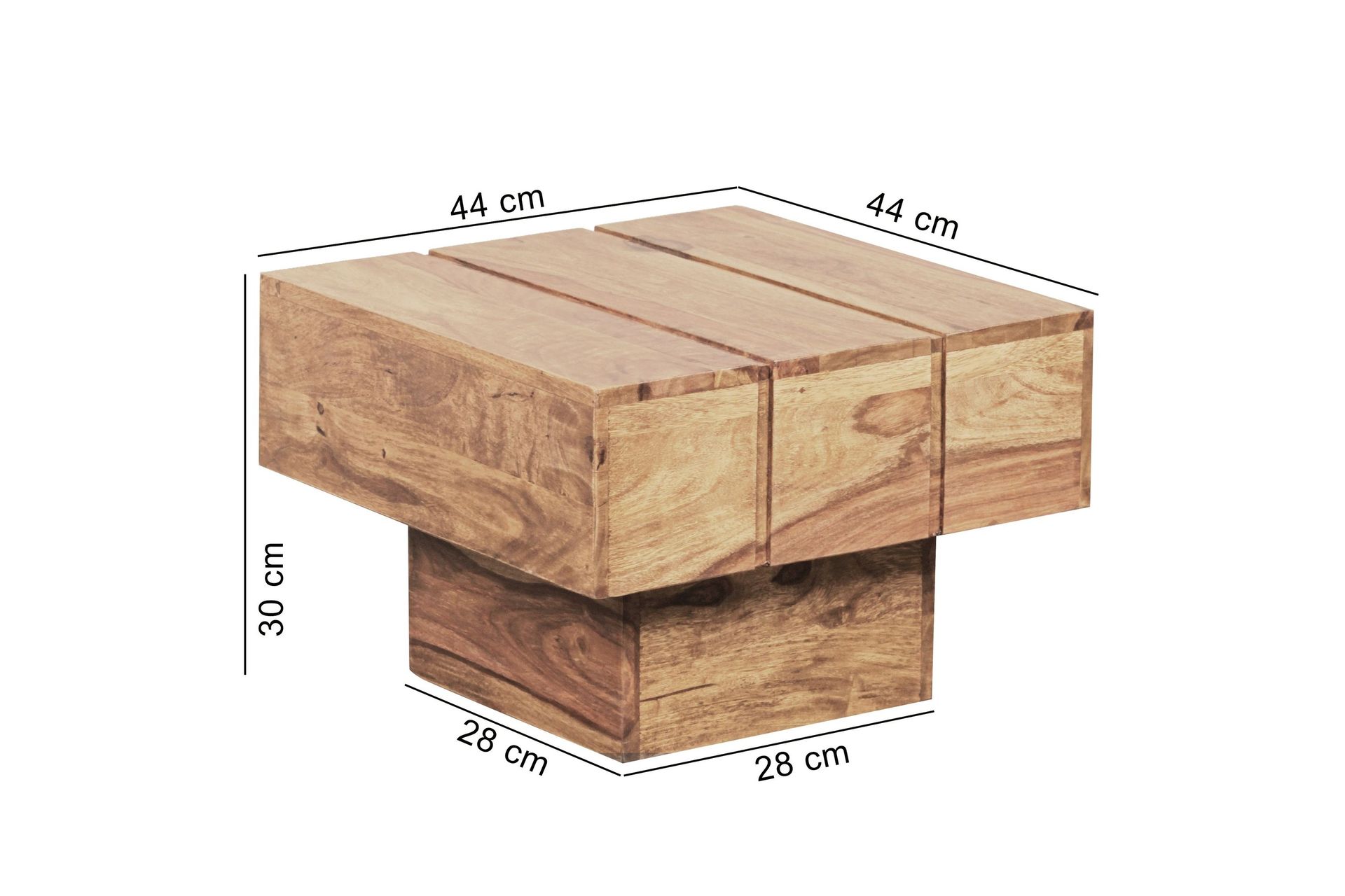 Woolam Sofabord 44 cm - Akacia - Møbler - Bord - Sofabord